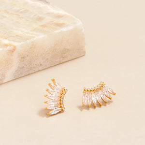 Petite Crystal Madeline Earrings By Mignonne Gavigan