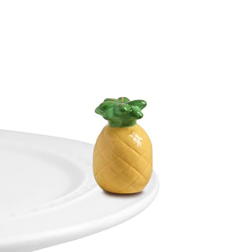 Welcome Friends Pineapple Mini Accessory by Nora Fleming