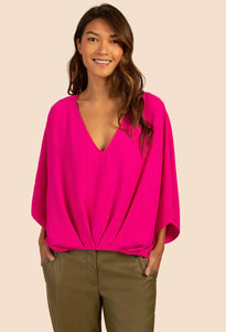 Coralline 2 Top in Trina Pink by Trina Turk