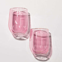 Load image into Gallery viewer, Stemless Glass Set (2) in Blush by Corkcicle

