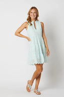 Flare Tunic Dress in Sky Blue by Sail to Sable