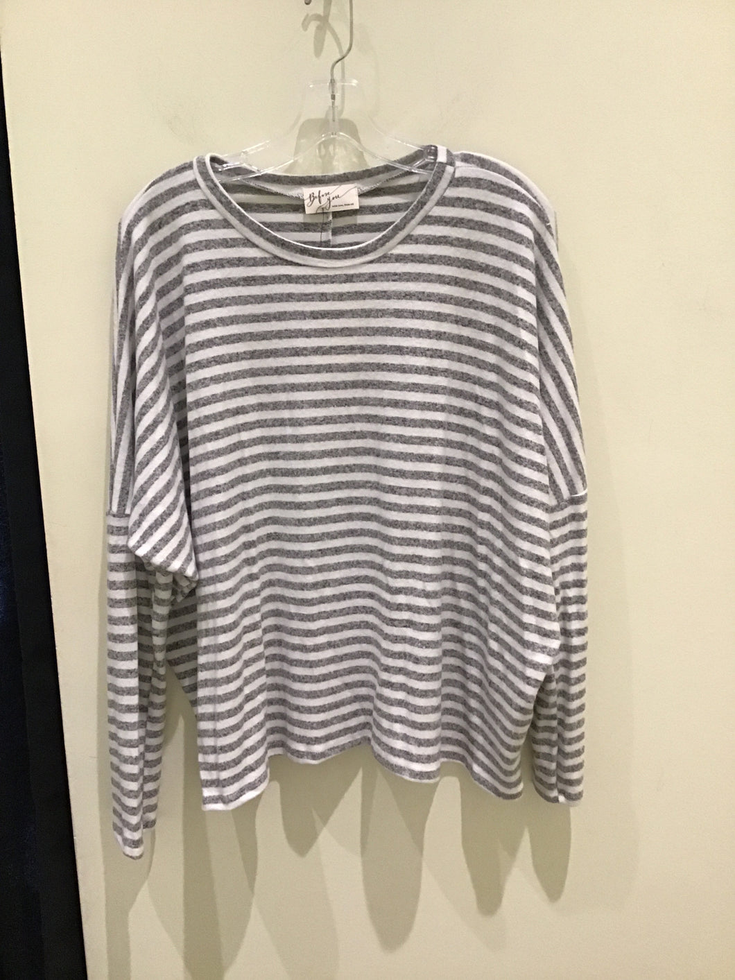 Striped Dolman Top by Before You