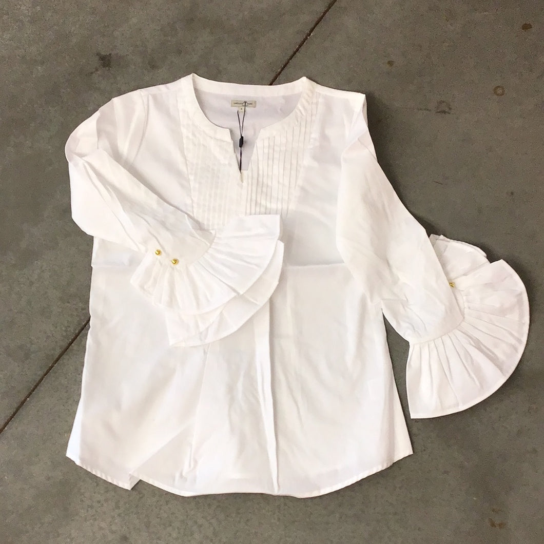 Bella Shirt White by Cortland Park