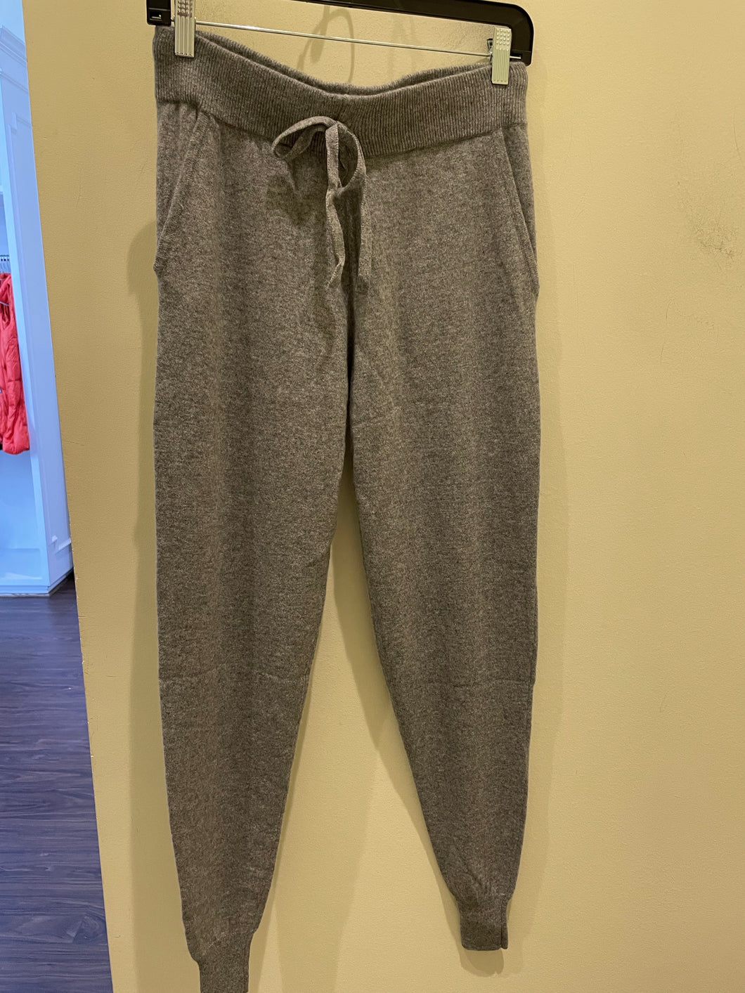 Cashmere Joggers in Heather Grey by J Society