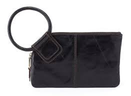 Sable Wristlet in Black by Hobo Bags