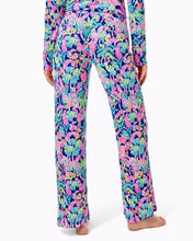 Load image into Gallery viewer, PJ Knit Pant in Oyster Bay Navy Seen and Herd Knit by Lilly Pulitzer
