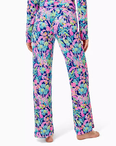 PJ Knit Pant in Oyster Bay Navy Seen and Herd Knit by Lilly Pulitzer