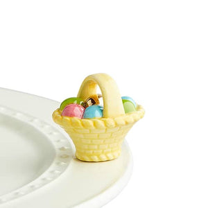 A Tisket, A Tasket Easter Egg Basket Mini Accessory by Nora Fleming