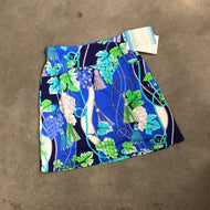 Knit Full Length Golf Skirt Tuscan Tassels Blue Multi by G Lifestyle