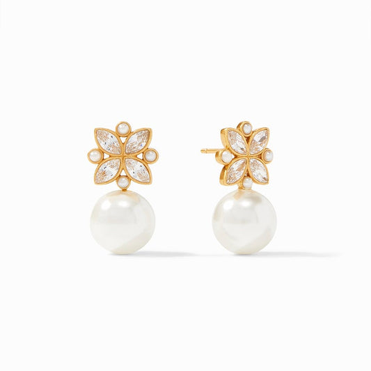 Charlotte Pearl Drop Earring by Julie Vos