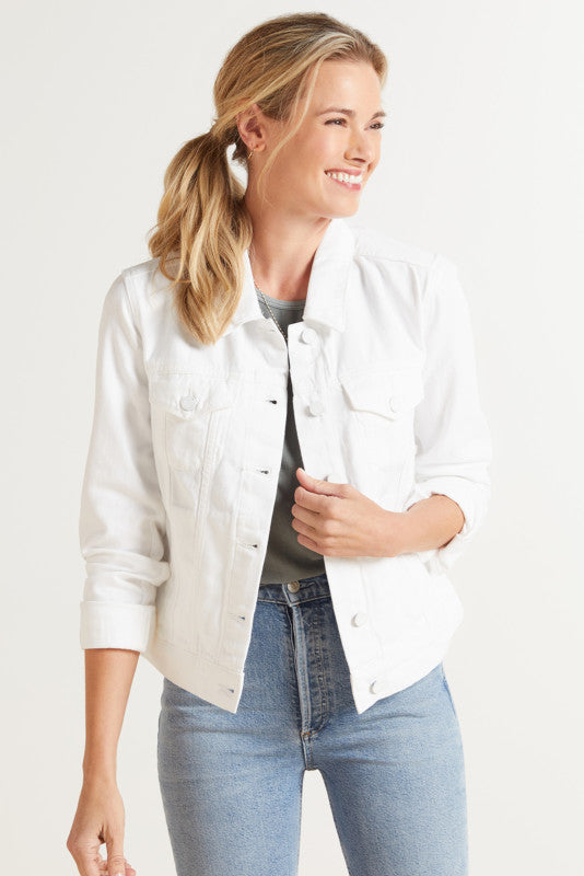 Rowan Denim Jacket Stark White by Paige Denim