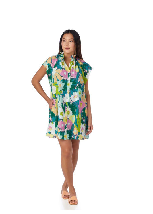 Wilhelmina Dress in Spring Meadow by Crosby