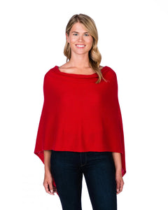 100% Cashmere Dress Topper Poncho by Alashan Cashmere