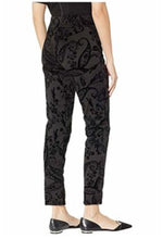 Load image into Gallery viewer, Flocked Velvet Pull-On Pant in Black by Krazy Larry Style P-1005
