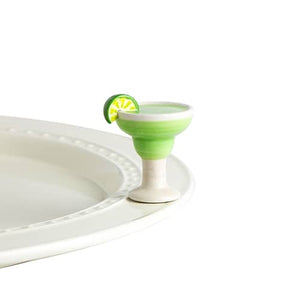 Lime and Salt Please Margarita Glass Mini Accessory by Nora Fleming