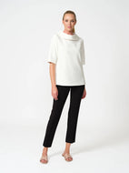 3/4 sleeve tunic in ivory by Estelle and Finn