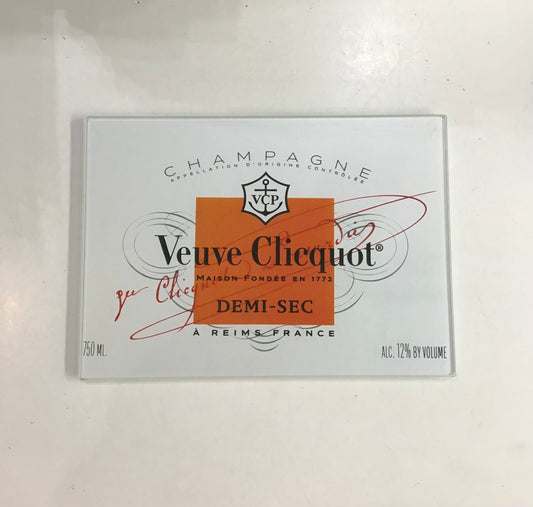 Veuve Clicquot Inspired Flat Dislay Tray