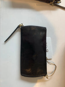 Spark Leather Double Eyeglass Case in Black by Hobo Handbags