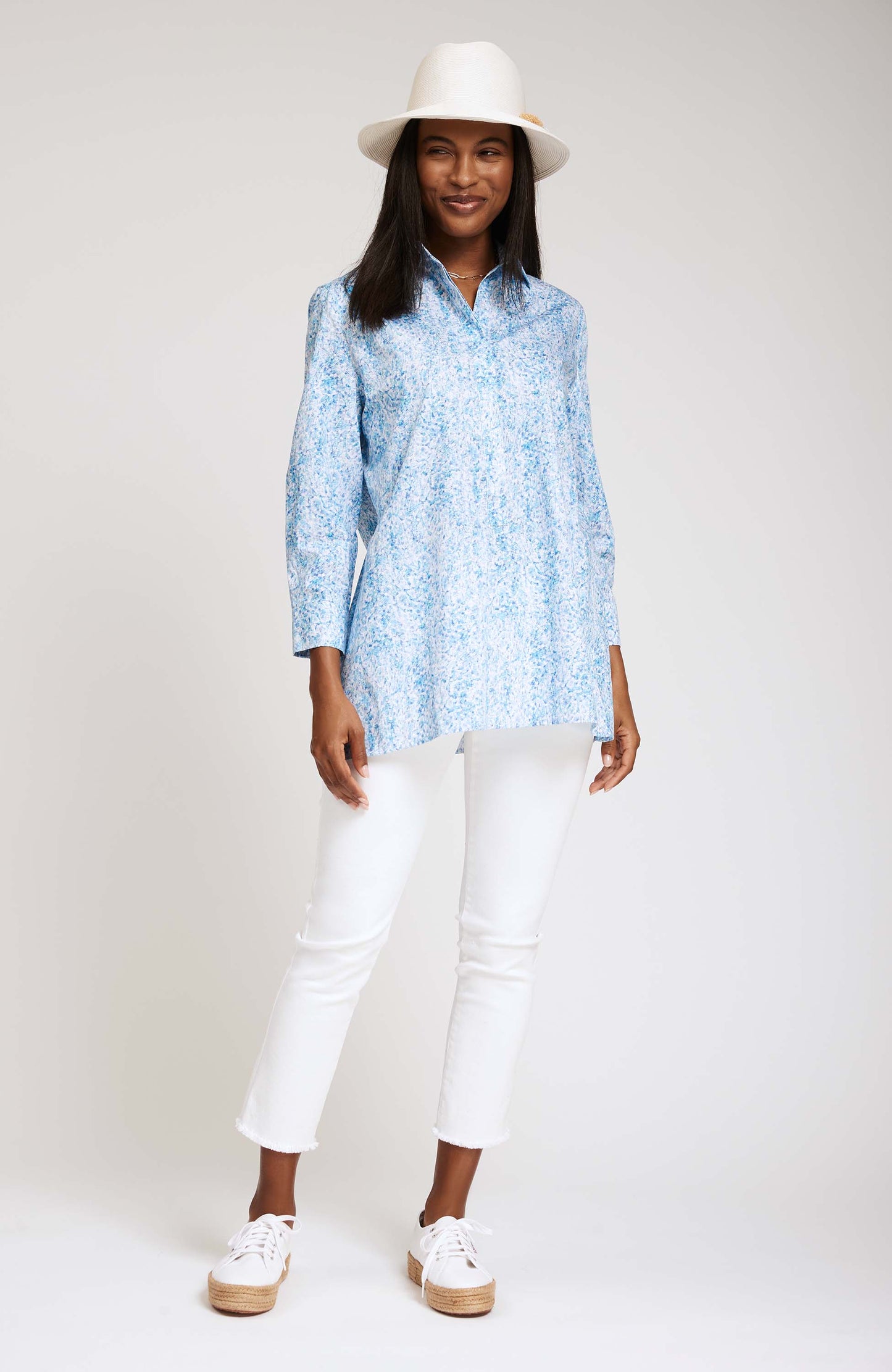 Madison Poplin Tile Tunic by Tyler Boe