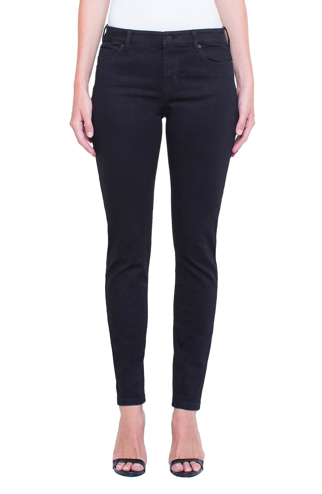 The Abby Ankle Skinny Perfect Black Jean by Liverpool Jeans