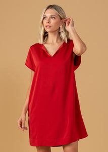 Vera Caftan Dress in Flame by Abbey Glass