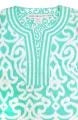 Jersey Tunic in Arabesque Turquoise by Gretchen Scott