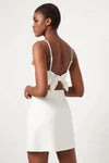 Whisper Tie Back Dress Summer White by French Connection