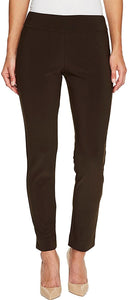 Pull-On Ankle Pants in Brown by Krazy Larry Style P-507