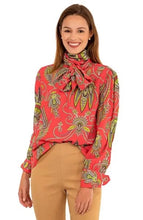 Load image into Gallery viewer, Billow Tie Blouse Plume by Gretchen Scott
