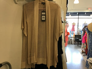 Amora Linen Mesh Cover up in Pinenuts by Lysse 3152