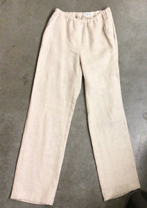 Linen Pants in Oatmeal by ILinen