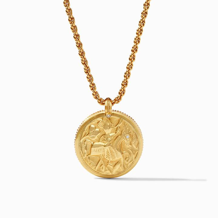 Coin Statement Pendant by Julie Vos