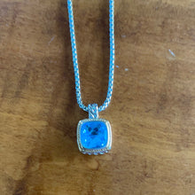 Load image into Gallery viewer, 114 Blue Albion Necklace in Silver and Gold with Silver Chain by Silver and Accessories
