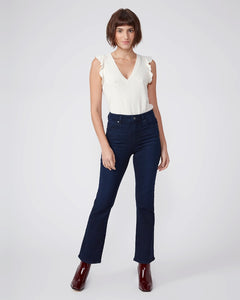 Claudine High Rise Ankle Flare in Moody by Paige Denim