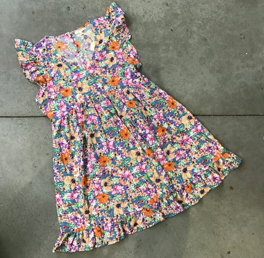 Floral Multicolor Dress by Jodifl