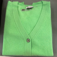Cashmere Cardigan in Green by Poshabilities