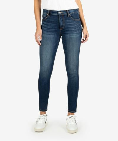 Connie Fab Ab Jeans in Carefulness Wash by Kut From the Kloth