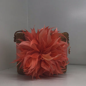 Charlotte Crossbody Pink Feather by Lisi Lerch
