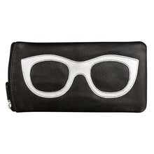 Eyeglass Case with Frame Graphic Black/Silver