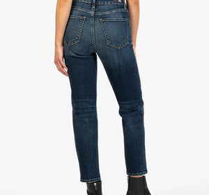 Elizabeth High Rise Fab Ab Straight Leg Jean in Resounding Wash by Kut from the Kloth