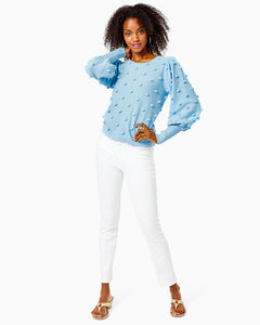 Kippa Sweater Ravello Blue by Lilly Pulitzer