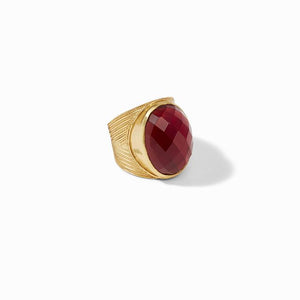 Verona Statement Ring Ruby Red By Julie Vos