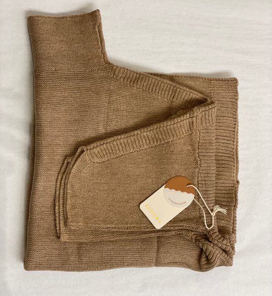 Boho Mock Neck Tunic in Camel  by Kerisma