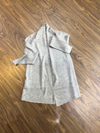 Open Cardigan Heathered Gray by In Cashmere