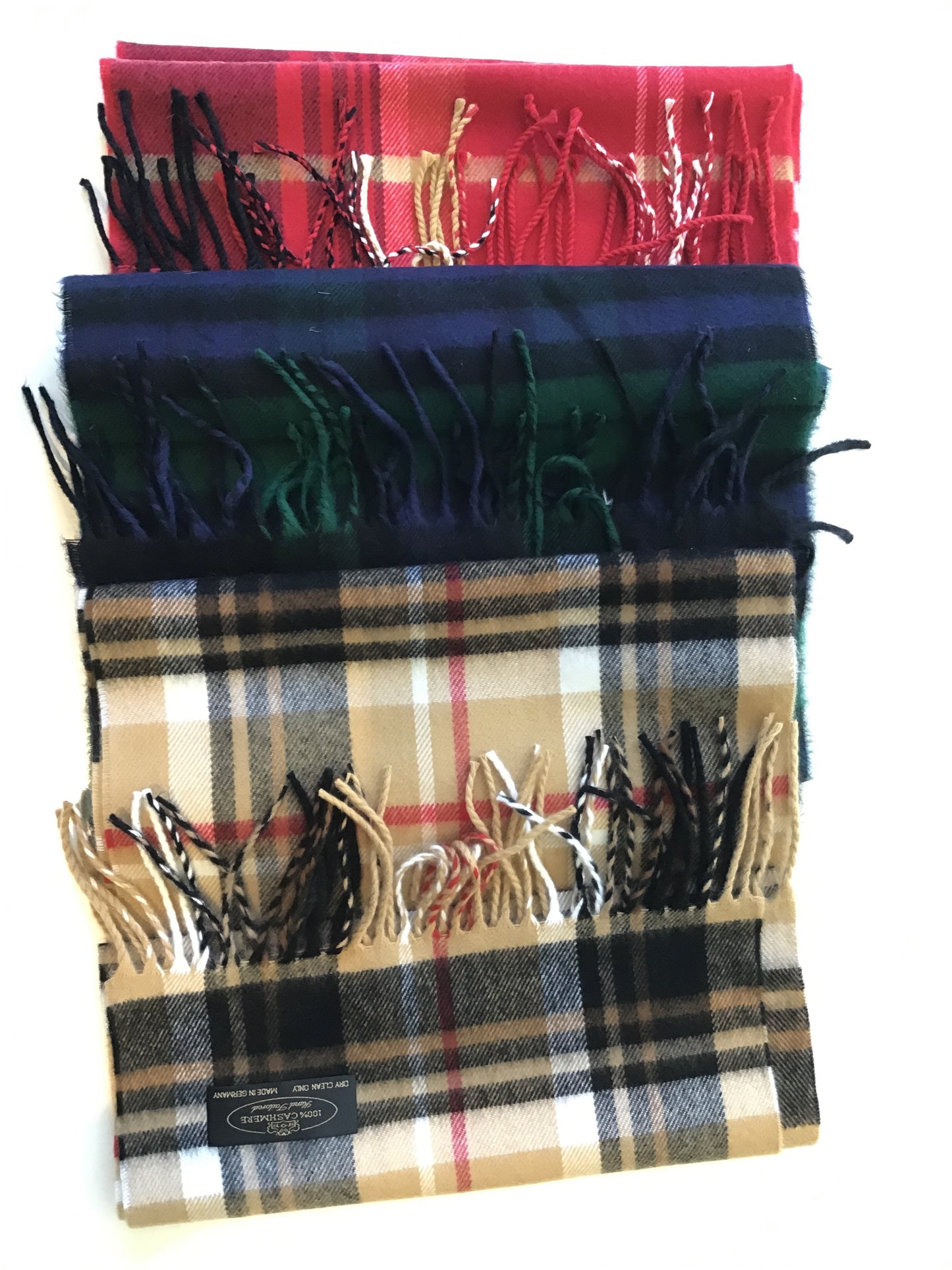 Men's Cashmere Scarves asst by Bullington Clothing