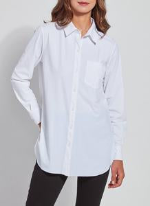 Schiffer Button Down White by Lysee 1470 lo