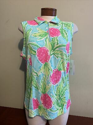 Sleeveless Polo Pineapple Seafoam by Gottex