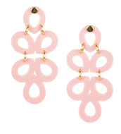 Ginger Acrylic Earring in Light Pink by Lisi Lerch