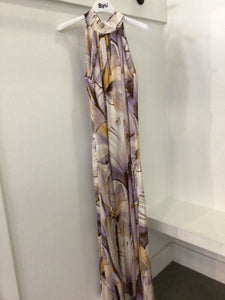 Silk floral dress in Unica by B.yu