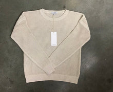 Load image into Gallery viewer, Open Stitch Sweatshirt in Oatmeal by J Society
